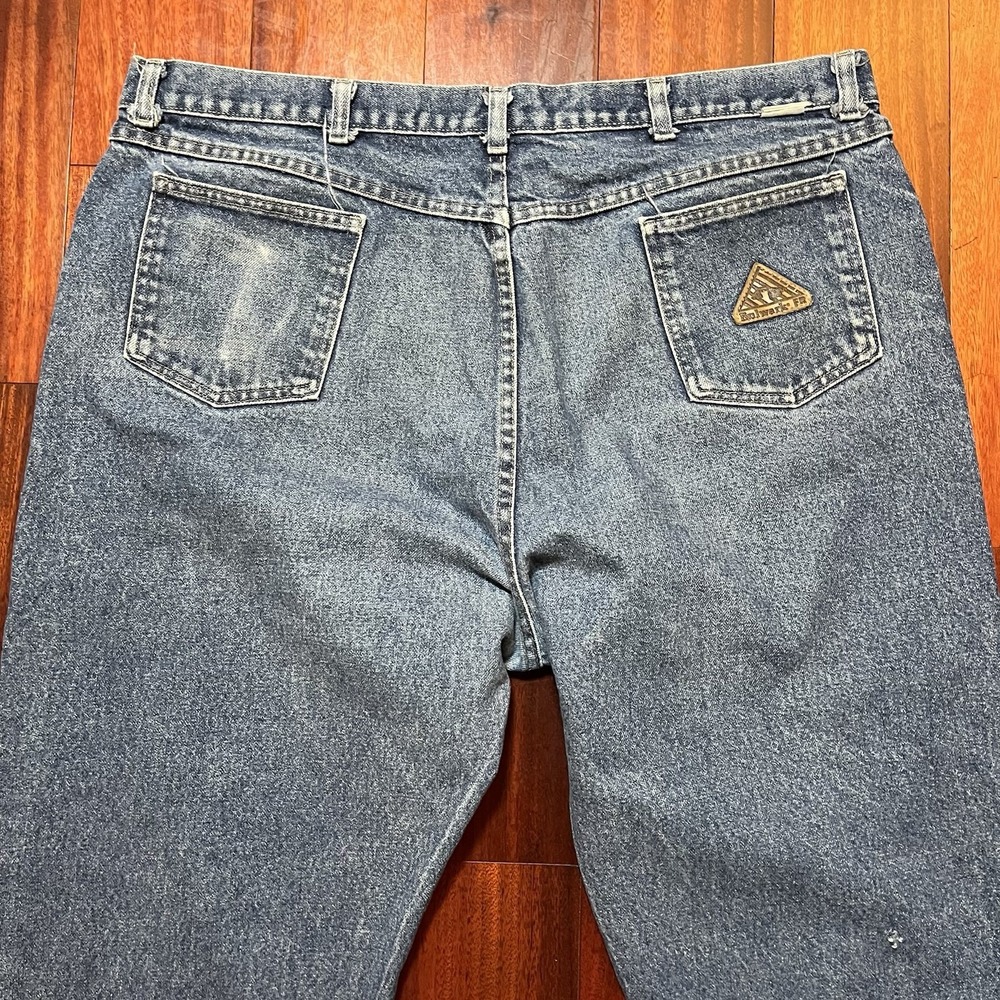 Bulwark Jeans Men 44 40x30 Flame Resistant Excel FR Stretch Light Wash Workwear - Picture 4 of 12